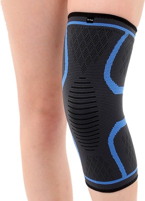 Dr Trust USA Knee Joint Brace for Sports & Exercise Reusable Pain Relief Sleeve 339 Cap Knee Support(Black)