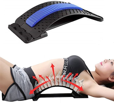 My Machine Back Stretcher for Spinal Pain Relief, Back Pain Relief, Lumber Support S_FS Back / Lumbar Support(Black)