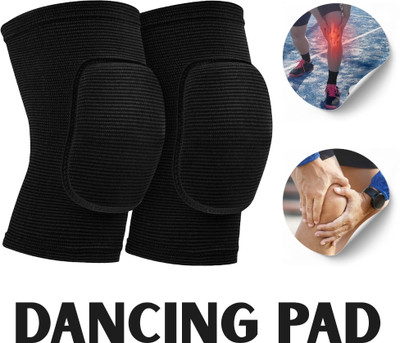 meetanshcollection SoftTouch Knee Pads for All-Day Practice Knee Support(Black)