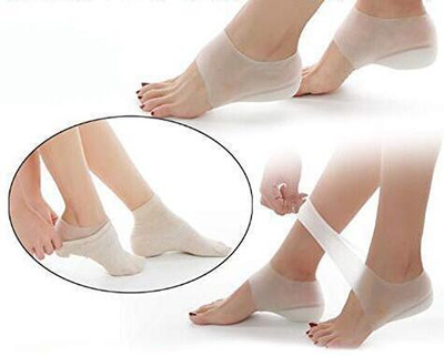 Fulkiza Height Increase 4cm insole Soft Silicone Comfortable for Men & Women Insole