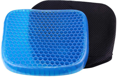 DIOXIT Single Layer Gel Cushion with Non-Slip Cover Cool Egg Chair for Pressure Relief Arm Support(Blue)