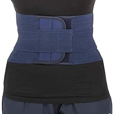 Mulkraj LSS-Lumber Sacral (L.S) (Waist & Back ) for Men & Women,18 Back / Lumbar Support(Blue)