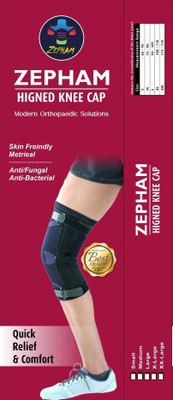Zepham Functional Hinged Knee Cap Size Knee Support(Black)