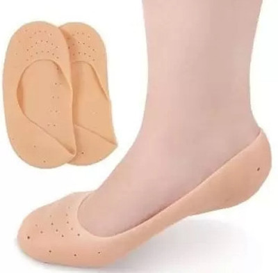 PRT Moisturizing Gel Foot Socks Anti Crack Full Length Silicon One Pair Heel SHAC09 Heel Support