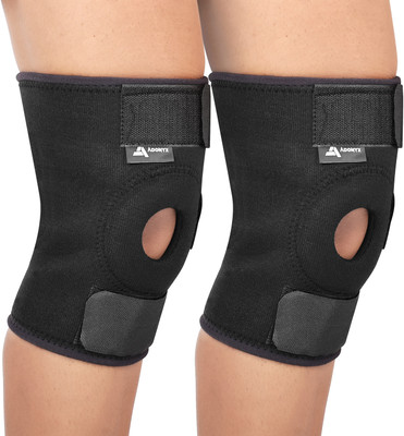 ADONYX Adjustable Knee Braces Knee Pain Women And Men for Workout and Injury Recovery Knee Support(Black)
