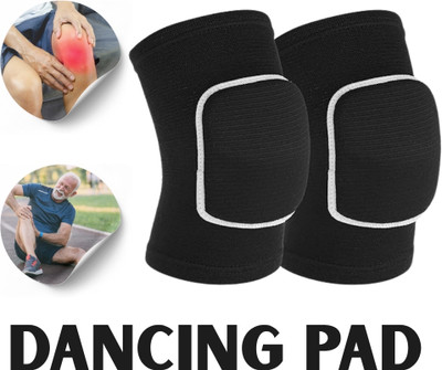meetanshcollection Next-Level Dance Knee Shields with Superior Comfort Knee Support(Black)