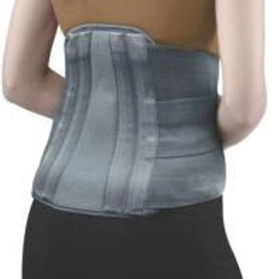 DEUS Lumbo Sacral (L.S Belt) Corset- Back Pain Belt Waist Support Back / Lumbar Support(Grey)