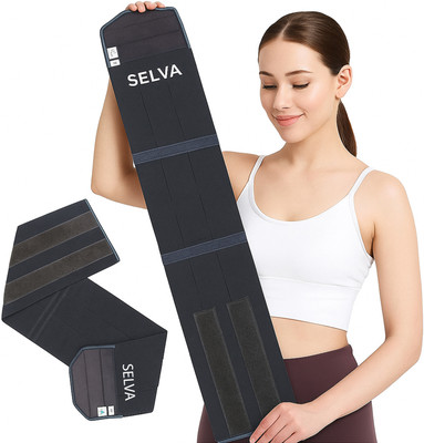 SELVA Lower Back & Abdominal Belt Men & Women Back / Lumbar Support(Black)