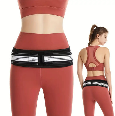 Fit Carve Lower Back Brace for Effective Pain Relief from Sciatica, Herniated Disc Back / Lumbar Support(Black, White)