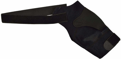 IRIS Premium Quality Neoprene Shoulder Support(Black)
