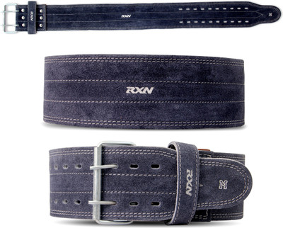 RXN ProLift Weightlifting Belt, Durable Leather Powerlifting Gym Belt for Men Women Weight Lifting Belt