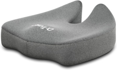 Dr Trust USA Pro Seat Cushion-370 Coccyx Pillow Hip Tailbone Back Pain Relief Sciatica Back / Lumbar Support(Grey)