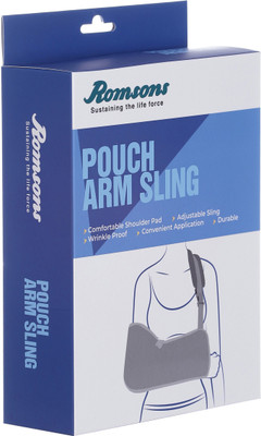 Romsons Pouch Arm Sling Hand Supporter For Fractured Arm, Hand Immobilization-Large Size Hand Support