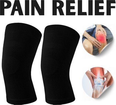 meetanshcollection Motion-Enhancing Knee Cap for Natural Flexibilit Knee Support(Black)