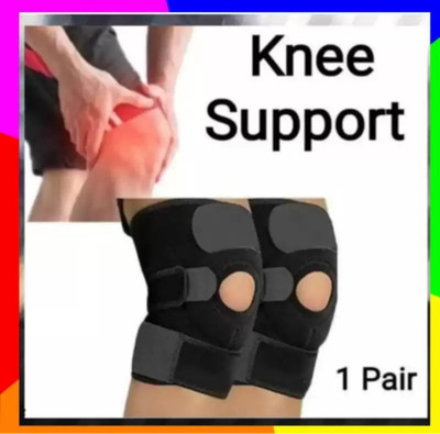 trendy store Knee Cap Brace For Arthritis, Pain Relief, Sports For Men Or Women Knee Cap Knee Support(Black)