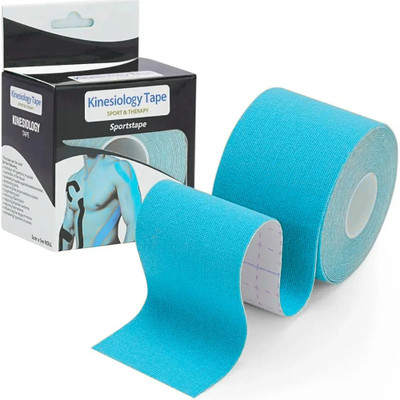 Shopeleven Athletic Sports Lifting Tape Physical Therapy Equipment Latex-Free Breathable Kinesiology Tape(Blue)