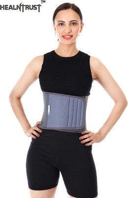 ShagunenterPRIc A214-abdominal Belt after delivery post pregnancy belt for tummy reduction Back / Lumbar Support(Grey)