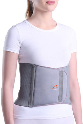 Gaara India Adjustable Abdominal Belt - Maternity Support, Slimming, Back Pain Relief Abdominal Belt(Grey)