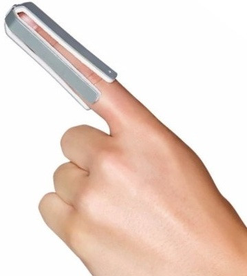 HAPPINY 4 Leg Finger Support Splint for Injurd Finger, broken finger bone support Splints