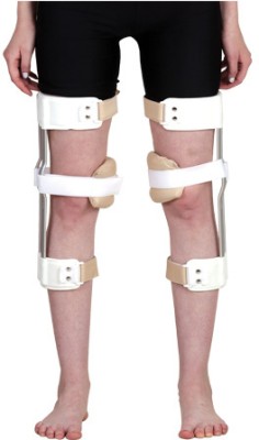 Salo Orthotics Knee Brace For Knock Knee & Bow Legs Knee Support(White)