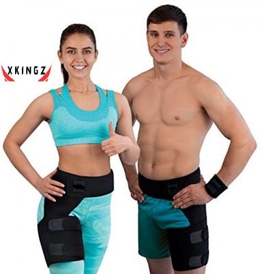 X K I N G Z HIP & THIGH COMPRESSION SUPPORT FOR MEN & WOMEN Supporter(Black)