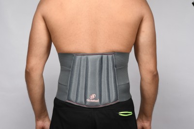 PRO Healthcare Lumbo Sacral Belt (L.S.Belt) Lower Back Support, Back Pain, Back Injury Grey(L) Back / Lumbar Support(Grey)