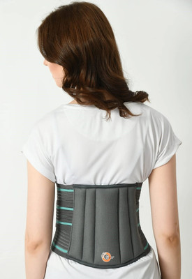 Oliver Lumbar Sacral Support Belt (Waist & Back Support) For Men & Women Abdominal Belt Back / Lumbar Support(Grey, Green)
