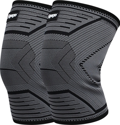 Squgo Knee Brace Compression Sleeve Support for Men Women pain relief products Knee Support(Grey)