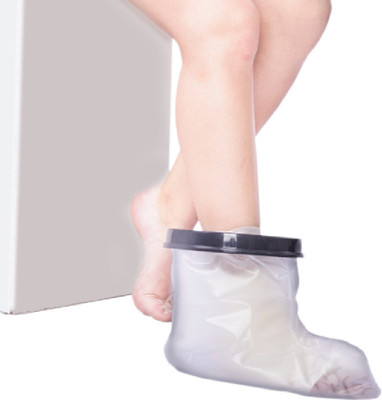VISSCO Waterproof Ankle Cast Cover For Left & Right Leg to Protect from Water Foot Support(Grey)