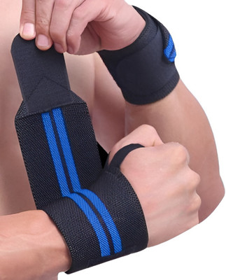 Donizard Profession Wrap Band, Strap for Gym and Fitness Wrist Support(Blue)