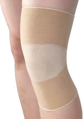 Wintex 3D Stretchable Sleeves Sports Guard Knee Support(Beige)
