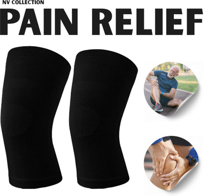NV COLLECTION Medical-Grade Knee Brace for Sensitive Joints Knee Support(Black)