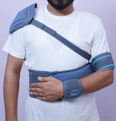 Turion Elastic Shoulder Immobilizer With cuff Shoulder Support(Grey)