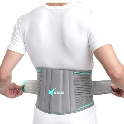 Clinic Care Lumbar Support Waist belt for Back Pain Relief-Compression Belt Back / Lumbar Support(Grey)