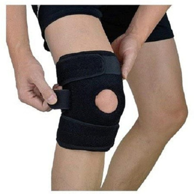 VINSONIC Open-Patella Brace for Arthritis, Joint Pain Relief, Injury Recovery Knee Support(Black)