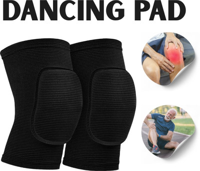 meetanshcollection Velvet-Touch Knee Pads for Sensitive Skin Knee Support(Black)