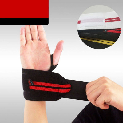 Glenora Wrist Wrap (1 Pair) for Gym, Wrist Wrap, Hand Band with Adjustable Size Wrist Support
