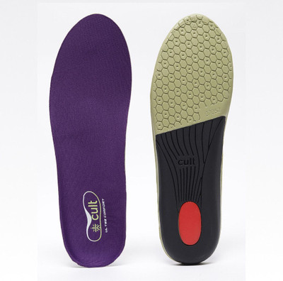Cult High Arch Support Insoles for Men Arch Elevate, Supination & Plantar Fasciitis Insole(Purple)