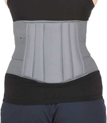 BALARKA Lumber Sacral (LS) Waist Belt For Men/Women Lower Back Pain Relief Belt97 Back / Lumbar Support(Grey)