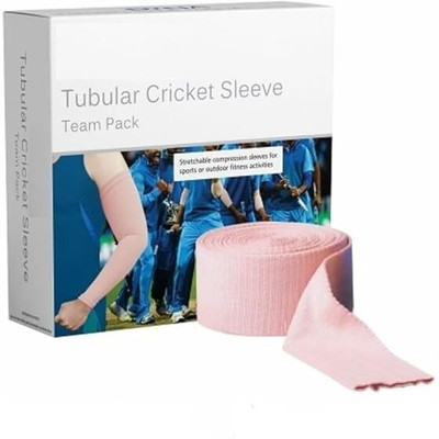 SOULVITA Cotton Arm Sleeve for Cricket – 5M Tubular Roll for Elbow Support Elbow Support(Beige)