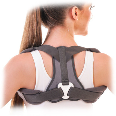 DipNish Adjustable Back Shoulder Clavicle Brace Support Posture Corrector Belt Posture Corrector(Black)