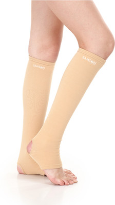 SAMSON Varicose Vein Stockings Below Knee Classic (Pair) XXL | Knee Support(Beige)