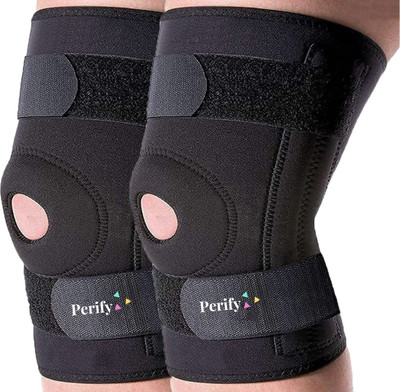 Perify Knee Cap Belt Knee Support Open Patella Gym Workout, Arthritis for Women and Men Knee Support