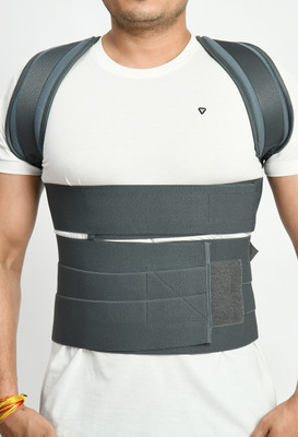 PRO Healthcare Dorso Lumbar Spinal Brace, Taylor Brace for Back Stability & Immobilisation Back / Lumbar Support(Grey)