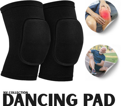 NV COLLECTION Zero-Pressure Knee Pads for Ballet Sessions Knee Support(Black)