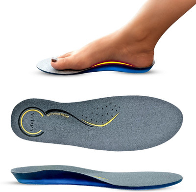 AGEasy Insoles for Flat Feet |Rebound Relief Technology for Arch Support Insole(Grey)