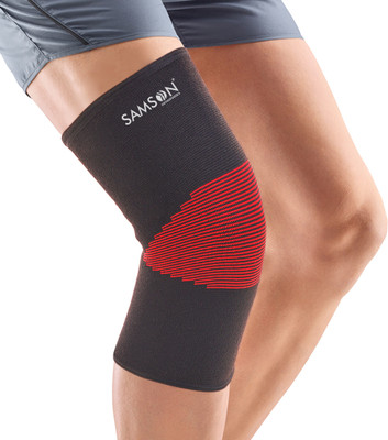 SAMSON Knee Cap Furo (Pair) M | Enhanced Mobility & Pain Relief Knee Support(Black)