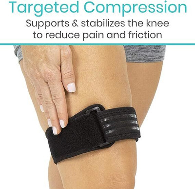 Fitcozi Squats Inches Knee Support Workout Weightlifting,Knee Straps Wrist Support(Black)