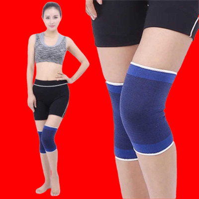 FlyTouch Compression Knitting Elastic Volleyball Color Knee Support For Meniscus BT Knee Support(Blue)