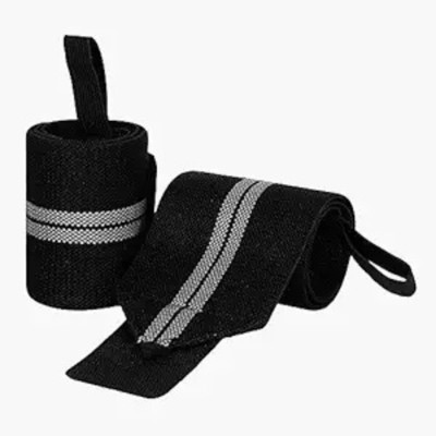 EMMKITZ Profession Wrap Band ,Strap For Gym and Fitness Wrist Support(Grey)